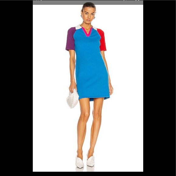 Victor Glemaud Polo Dress Fire Red - Picture 9 of 9